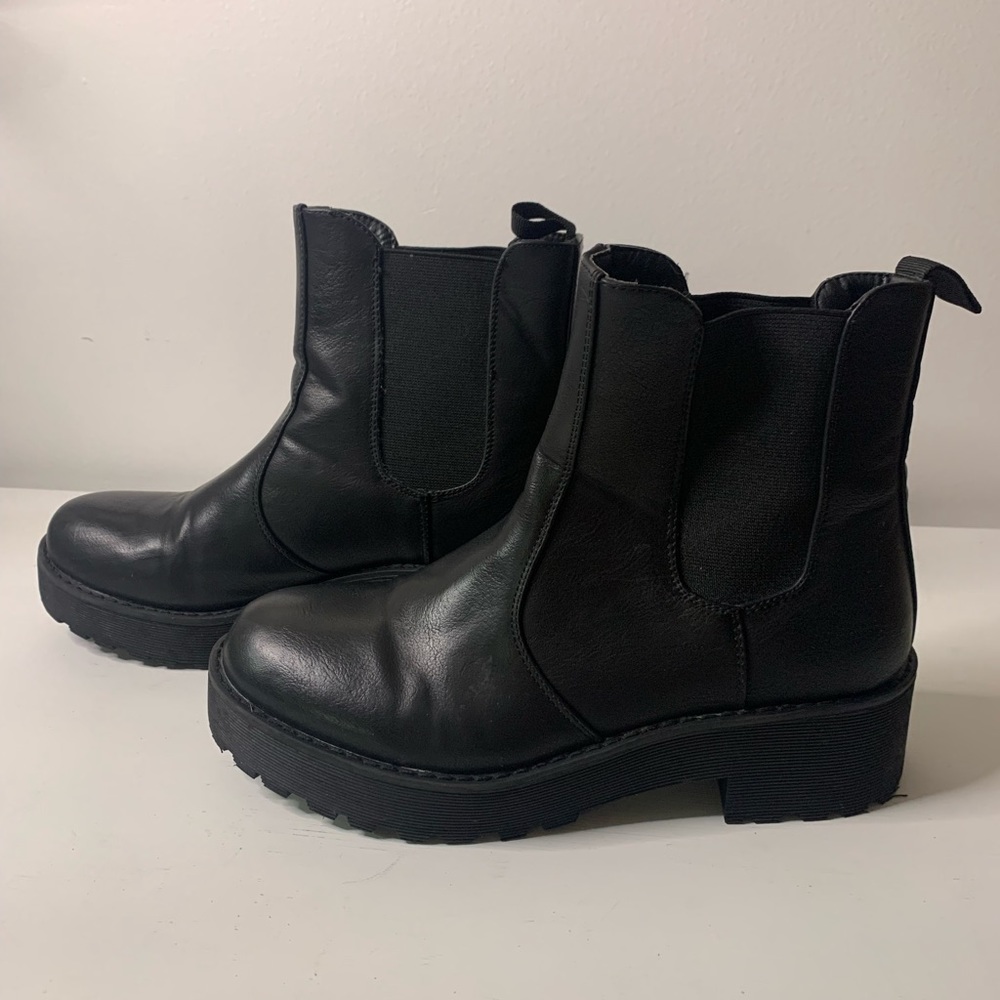 Brand New Black Chelsea Booties